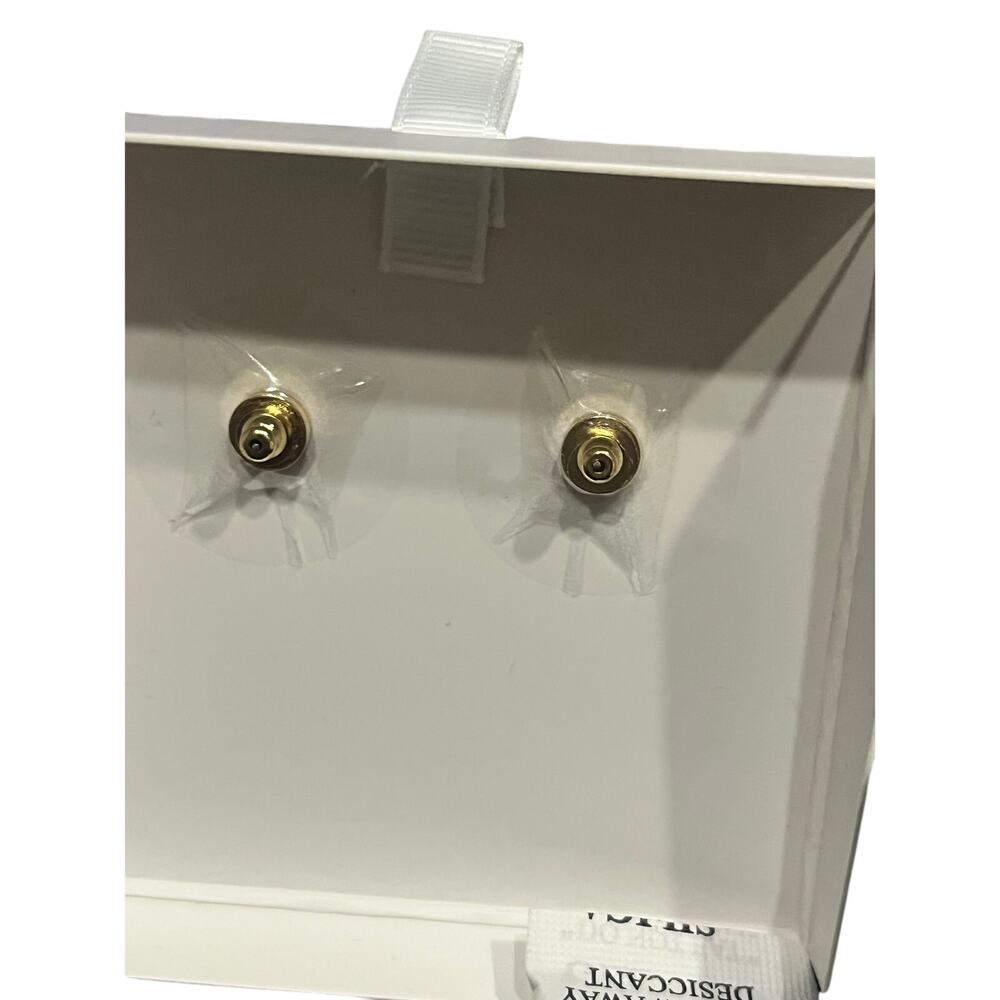 House of Harlow 1960 Large Knotted  Gold Tone Stud Earrings - Picture 2 of 5